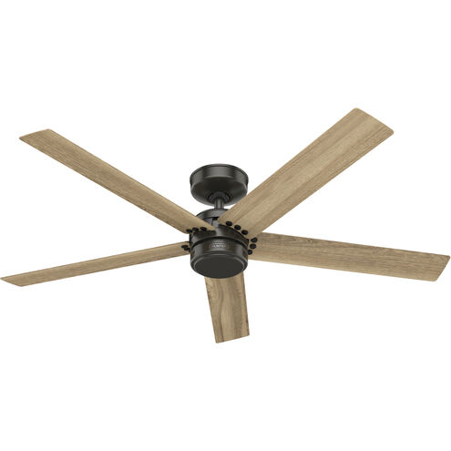 Burton 52 inch Noble Bronze with Golden Maple Blades Outdoor Ceiling Fan