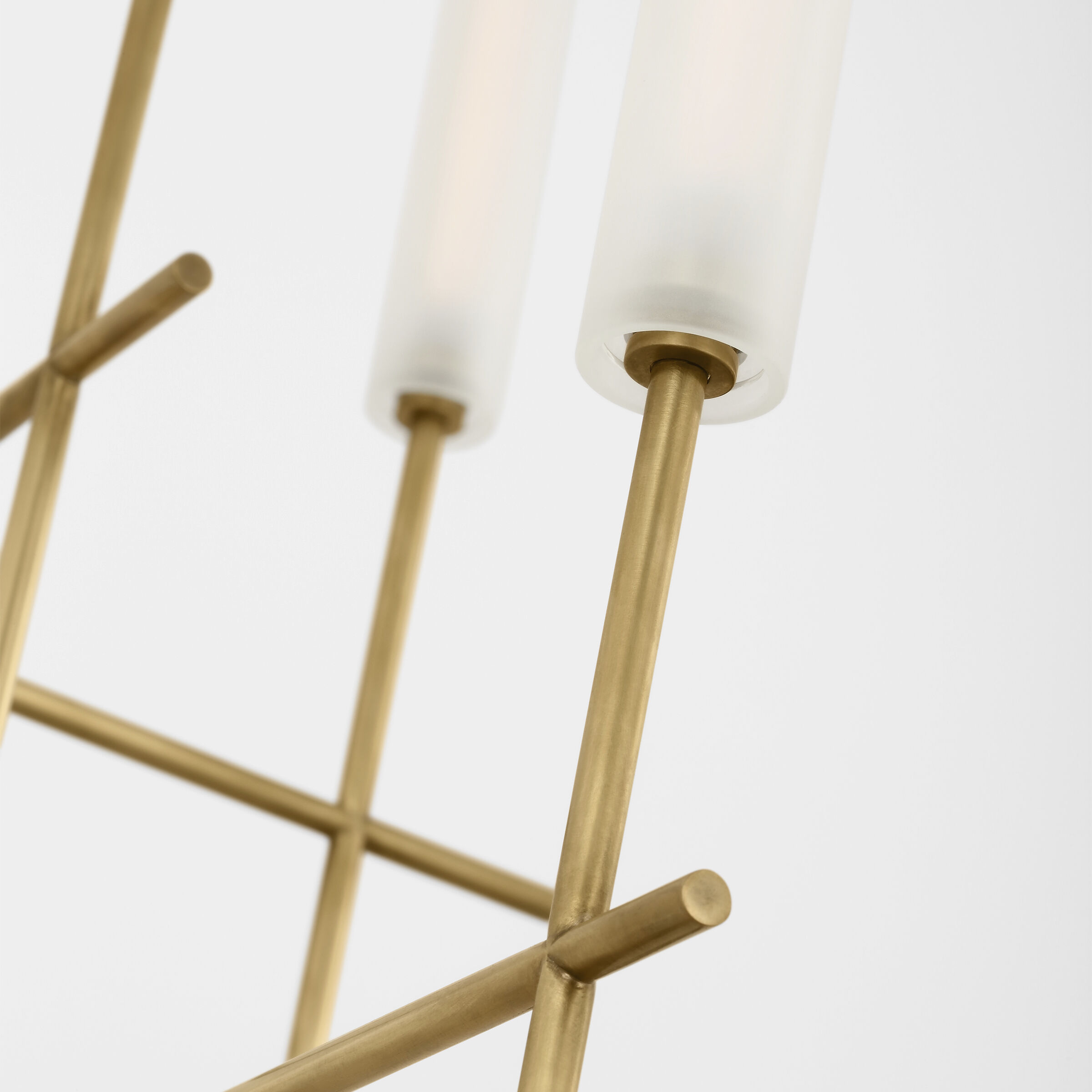 Ian K. Fowler Fay LED 32 inch Hand-Rubbed Antique Brass Chandelier Ceiling Light