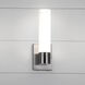 Elementum LED 18 inch Brushed Nickel Bath Vanity & Wall Light in 3000K, 13in, dweLED 