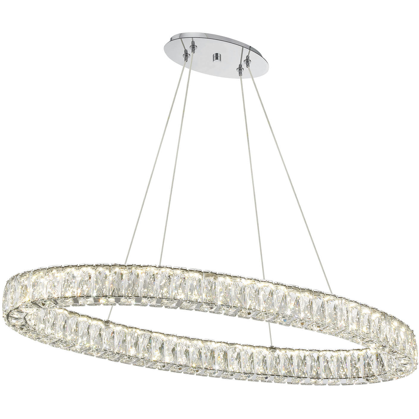 Dickinson 1 Light 39 inch Chrome Pendant Ceiling Light
