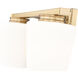 Nextra 2 Light 16 inch Modern Gold Bath Vanity Wall Light