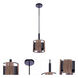Kensey 1 Light 9.13 inch Flat Black Mini Pendant Ceiling Light