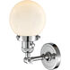 Franklin Restoration Beacon LED 6 inch Polished Chrome Sconce Wall Light, Franklin Restoration