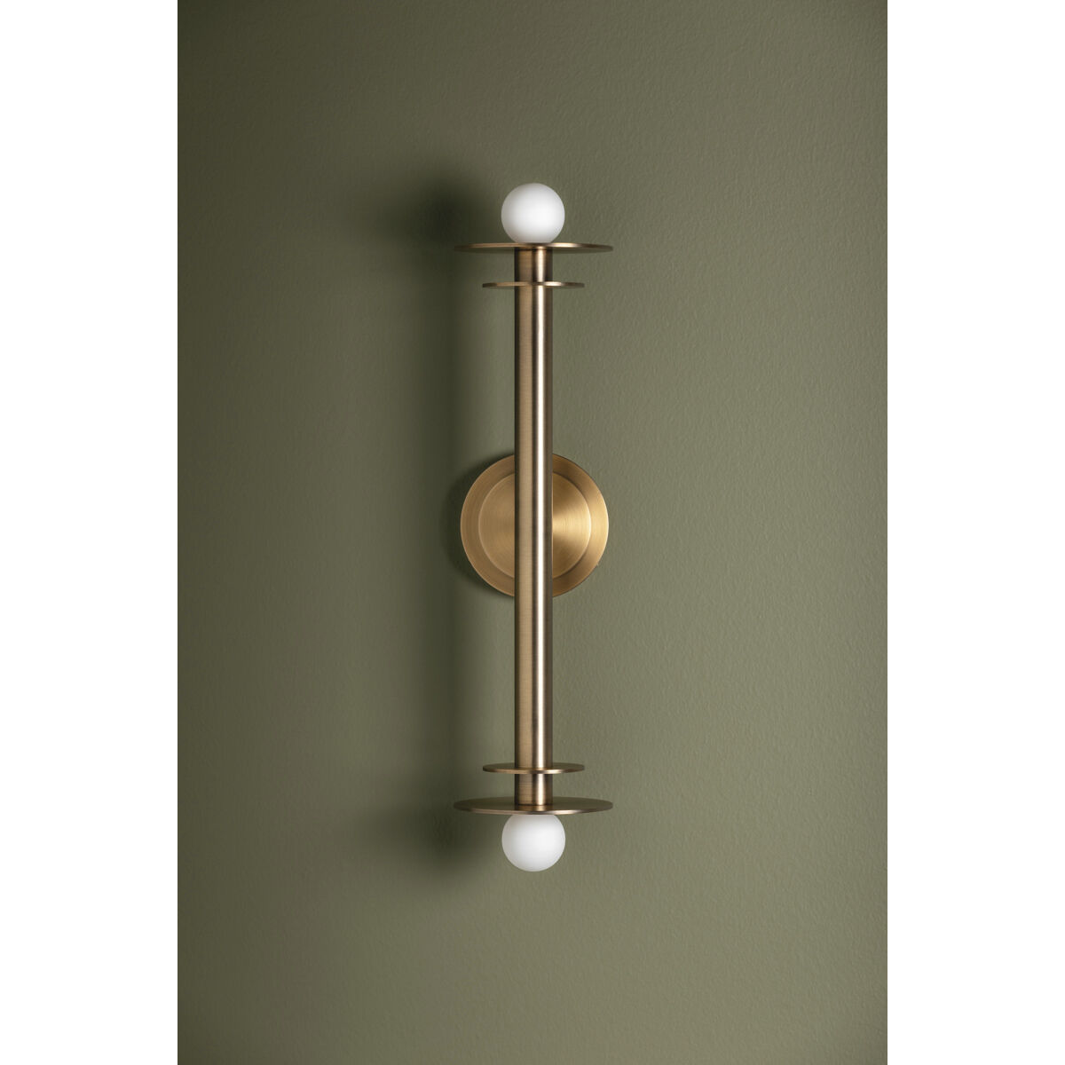 Arley 2 Light 5 inch Patina Brass Wall Sconce Wall Light