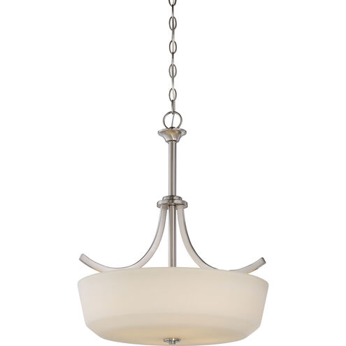 Laguna 4 Light 20 inch Brushed Nickel Pendant Ceiling Light