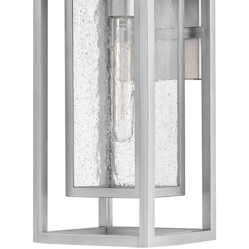 Coastal Elements Republic LED 16 inch Satin Nickel Outdoor Wall Mount Lantern, Estate Series