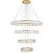 Monroe LED 42 inch Gold Chandelier Ceiling Light