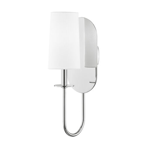Lara 1 Light 6 inch Polished Nickel Wall Sconce Wall Light