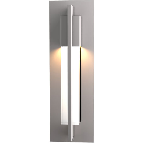 Axis 1 Light 15 inch Coastal Burnished Steel Outdoor Sconce, Small