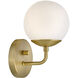 Julep Sconce Wall Light in Lacquered Brass
