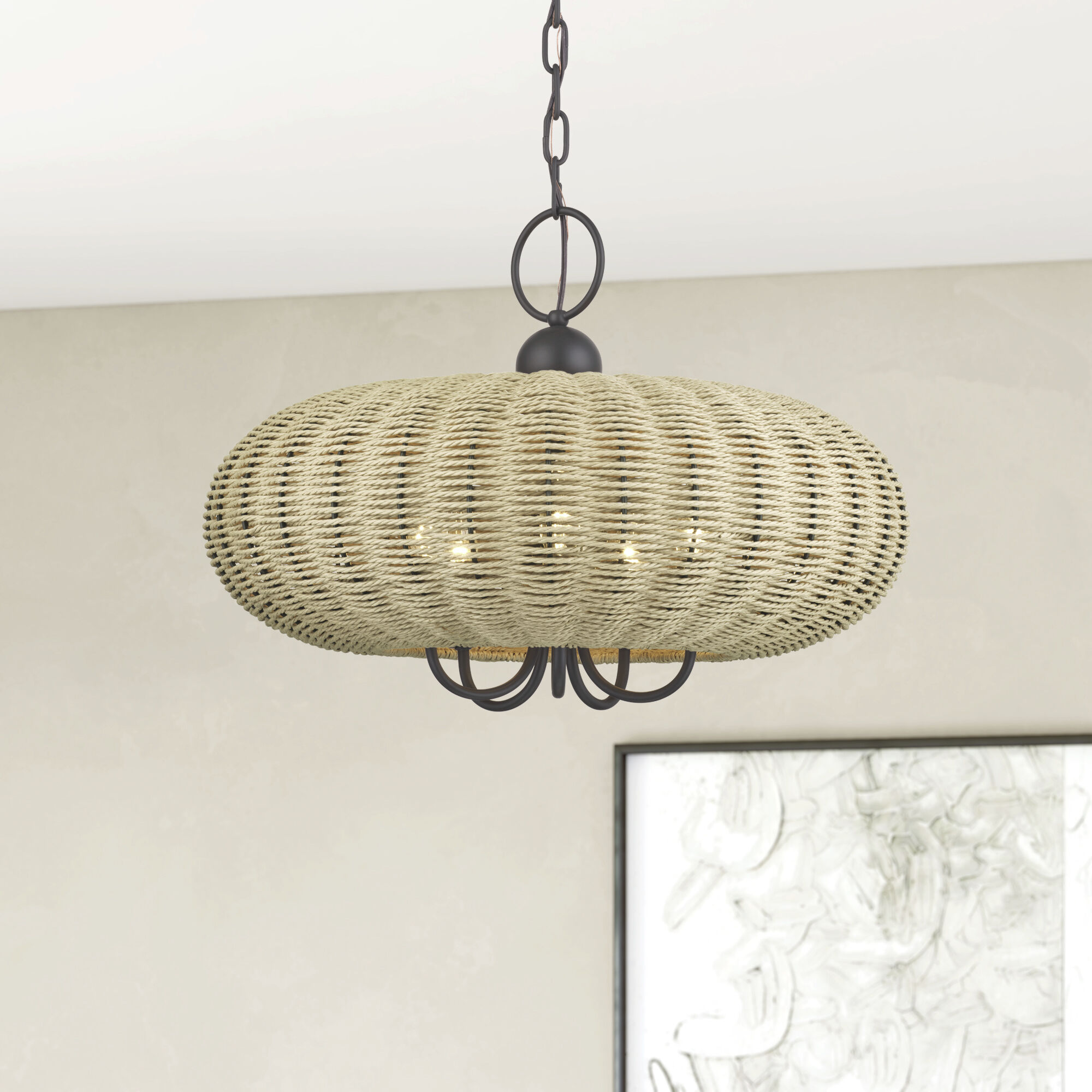 Summervine 5 Light 22 inch Bronze Pendant Chandelier Ceiling Light