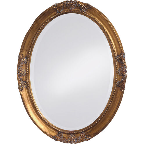 Queen Ann 33 X 25 inch Antique Gold Wall Mirror