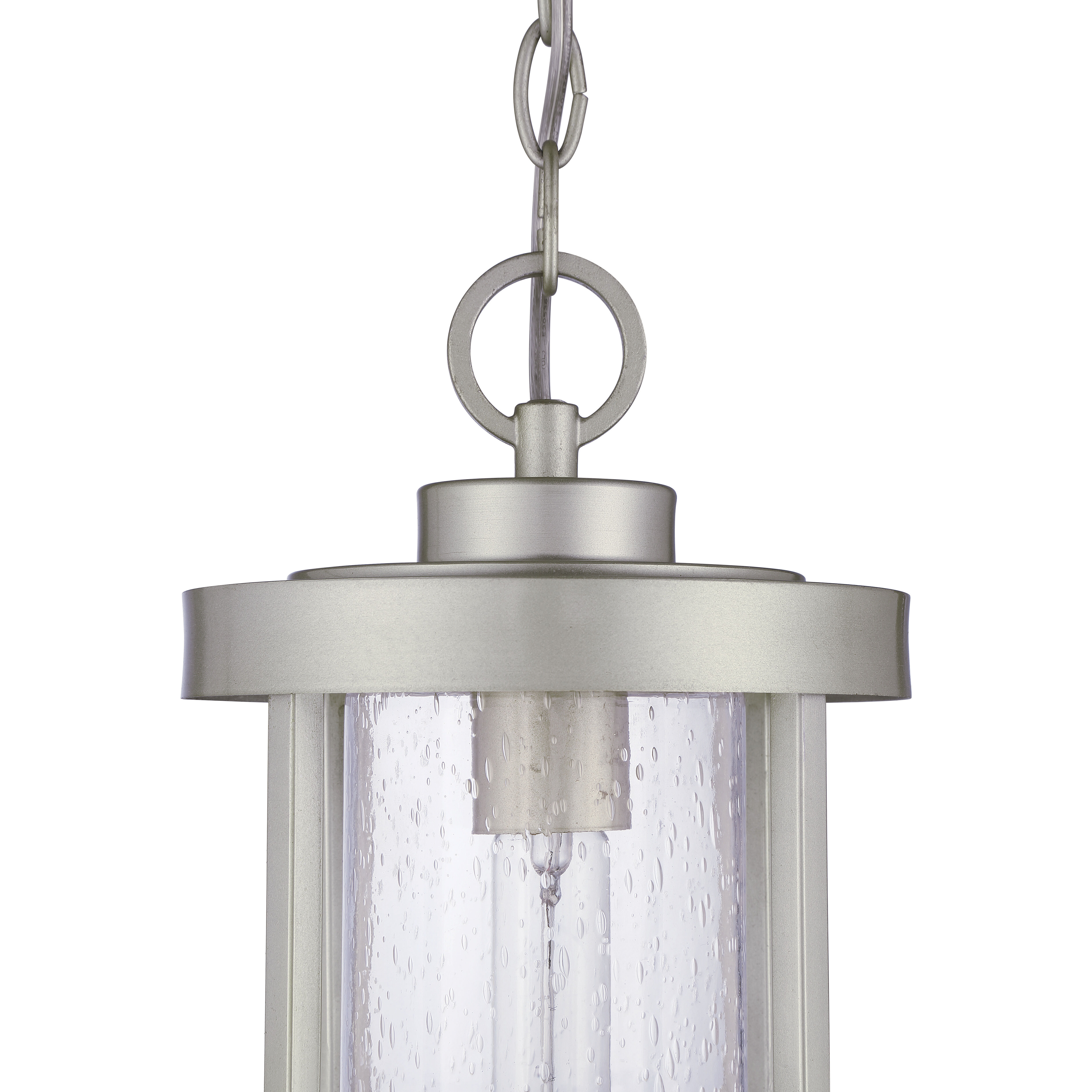 Encompass 1 Light 7 inch Satin Aluminum Outdoor Pendant