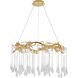 Canada 12 Light 31.5 inch Gold Chandelier Ceiling Light