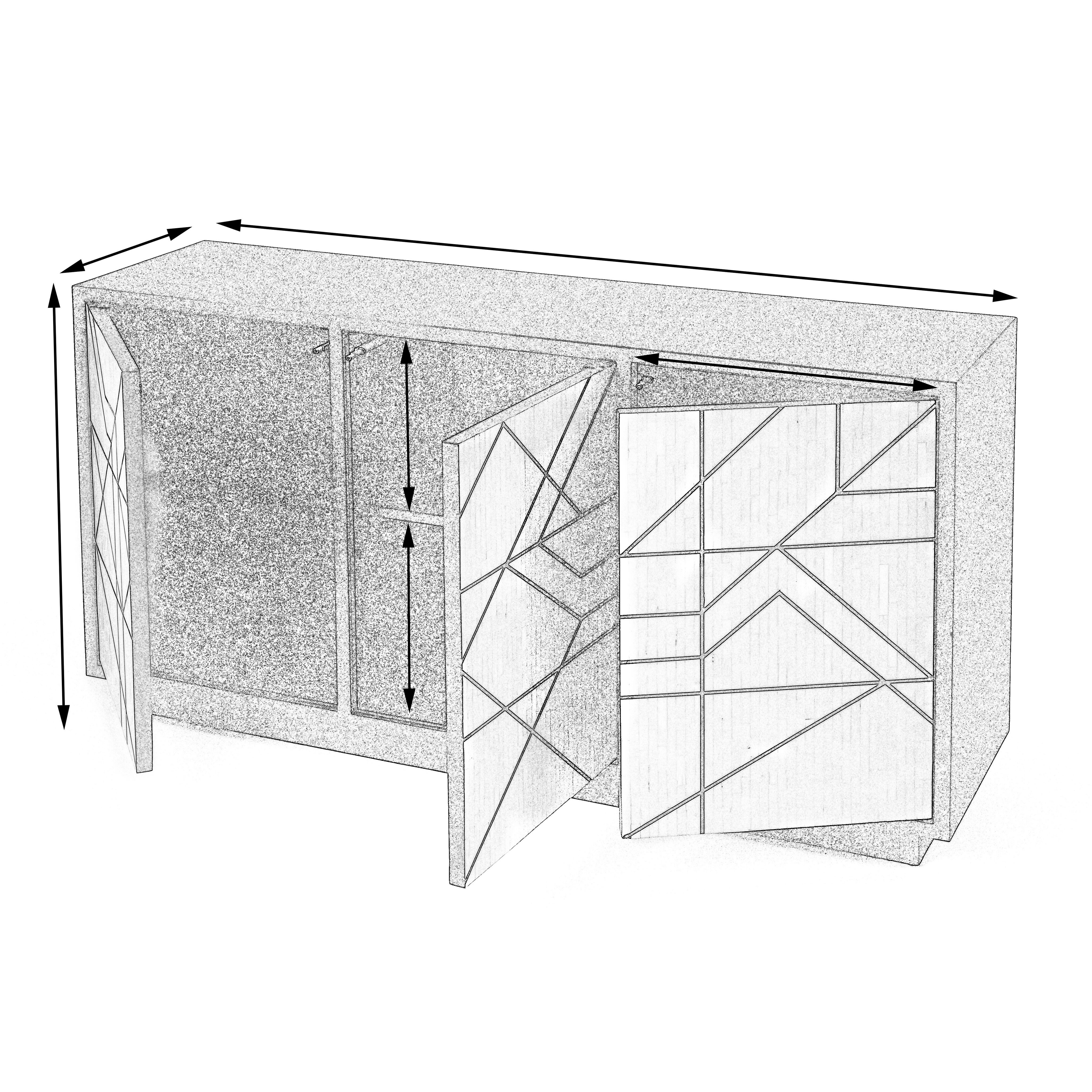 Bone Inlay Greta Bone Inlay Black Bone Inlay Chest/Cabinet