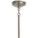 Tollis 1 Light 16 inch Brushed Nickel Pendant Ceiling Light