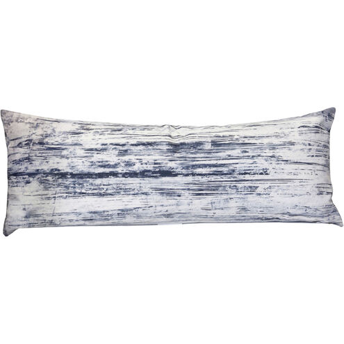 Cameron 36 X 6 inch Navy Blue and White Pillow