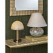 La Gravite 11 inch 60 watt Natural and Brass Table Lamp Portable Light