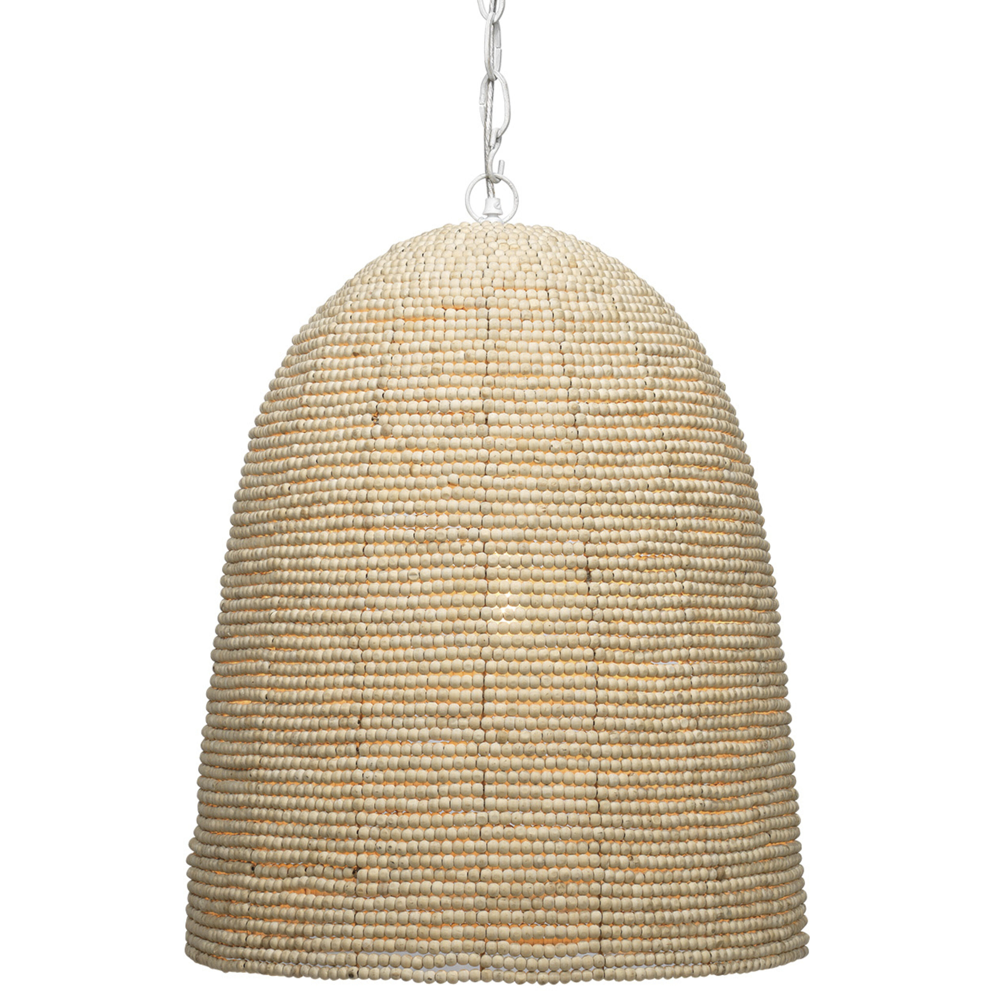 Waterfront 1 Light 19 inch Natural Pendant Ceiling Light