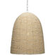Waterfront 1 Light 19 inch Natural Pendant Ceiling Light