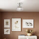 Avondale 1 Light 9 inch Brushed Nickel Semi-Flush Ceiling Light