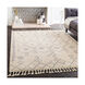 Restoration 87 X 60 inch Cream/Taupe Rugs, Rectangle