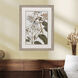 Flowering Botanical Green and Beige and Blue and Brown Framed Art