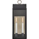 Heritage Campbell Outdoor Wall Mount in Black with Burnished Bronze