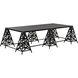 Brixton 64 X 38 inch Matte Black Coffee Table