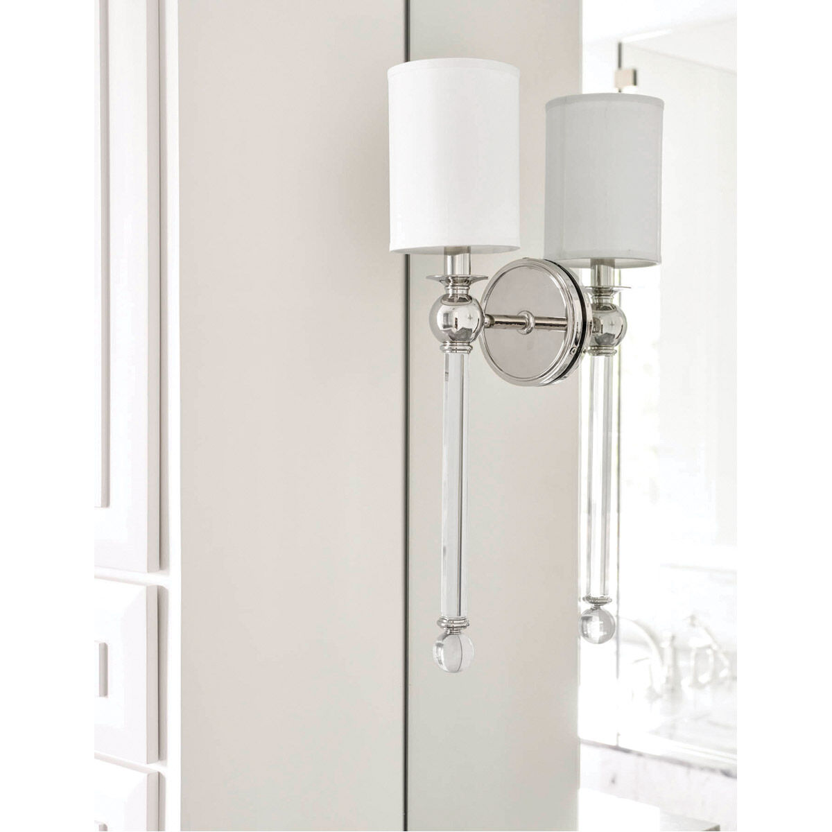 Gordon 1 Light 5 inch Polished Nickel Wall Sconce Wall Light