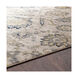 Macduff 87 X 63 inch Charcoal/Navy/Sky Blue/Butter/Ivory/White Rugs, Rectangle