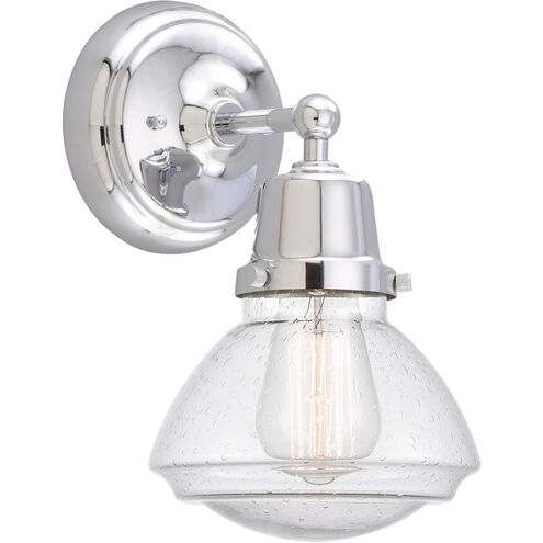 Aditi Olean 1 Light 6.75 inch Polished Chrome Sconce Wall Light, Aditi