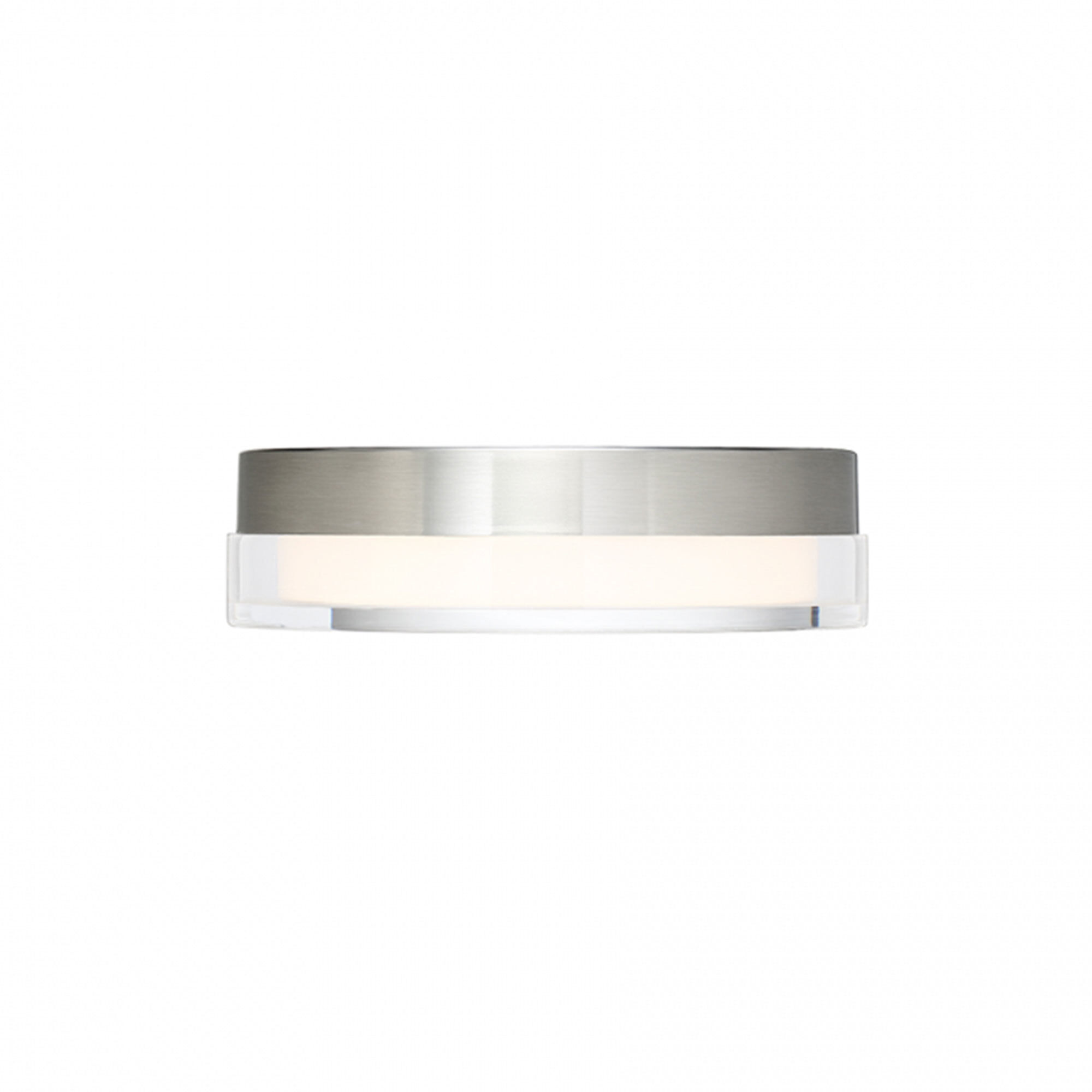 Pi LED 9 inch Stainless Steel Flush Mount Ceiling Light in 3000K, 9in.
