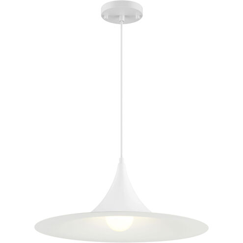 Costa 1 Light 19 inch Matte White Pendant Ceiling Light
