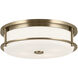 Brit LED 18 inch Champagne Bronze Flush Mount Ceiling Light