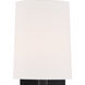 Bromley Bath Sconce Wall Light in Black Forged