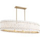 Bardon 12 Light 48 inch Celeste Brass Island Chandelier Ceiling Light