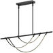Aryas LED 48 inch Urban Bronze Linear Pendant Ceiling Light