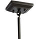 Filiali LED 24.5 inch Black and Harvest Brass Chandelier Ceiling Light