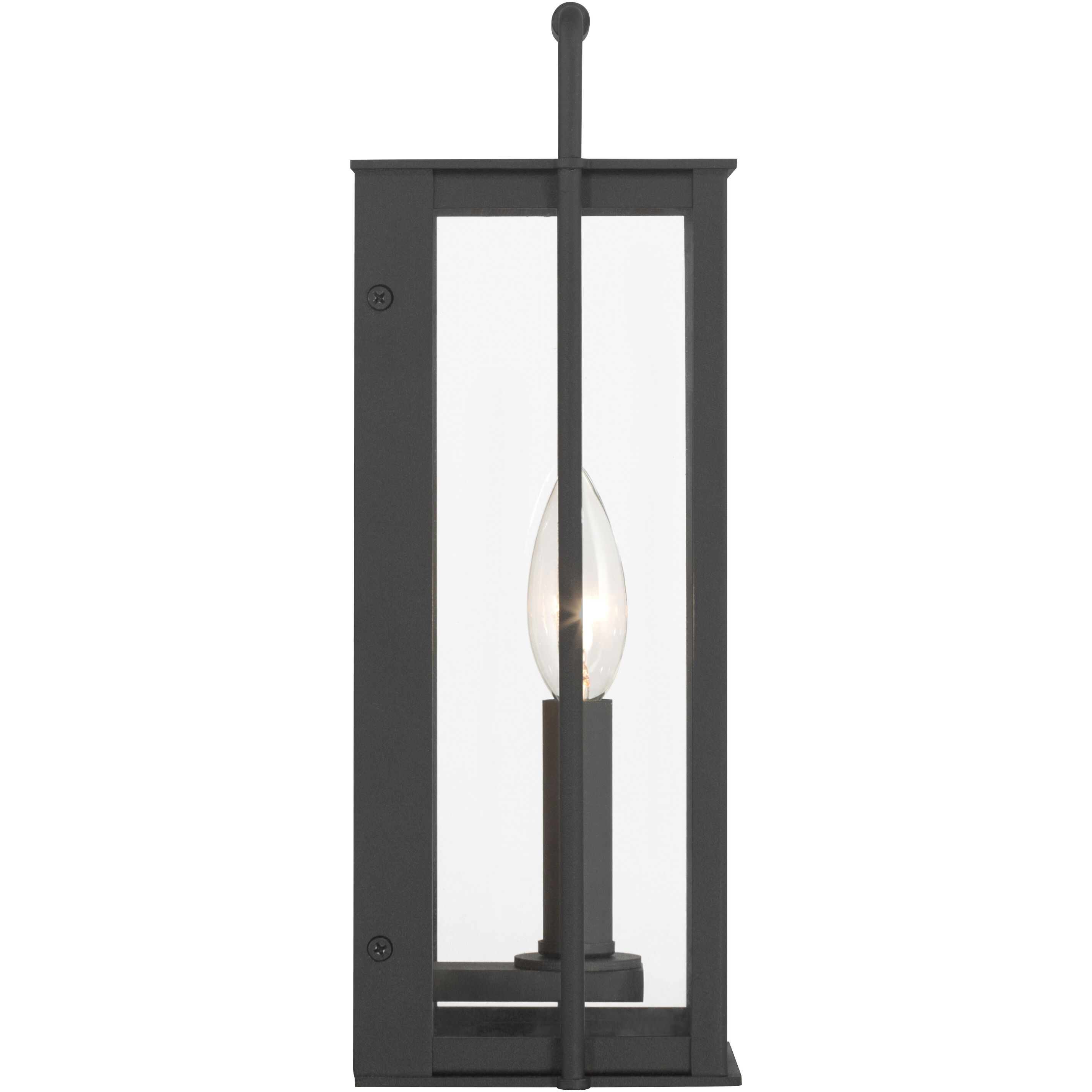 Aberdeen 1 Light 13.25 inch Sand Coal Black and Legacy Brass Outdoor Wall Sconce