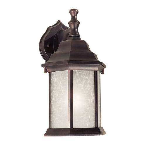 Signature 1 Light 12 inch Antique Bronze Outdoor Wall Light