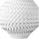 Plisse 9 X 8.5 inch Vase, Small