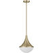 Ogdon 1 Light 12 inch Noble Brass Pendant Ceiling Light