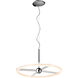 Orbit 28 inch Polished Chrome Pendant Ceiling Light