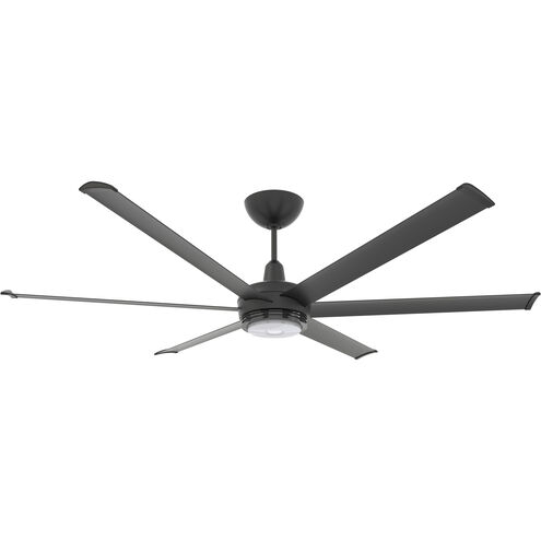 es6 72 inch Black Indoor/Outdoor Ceiling Fan