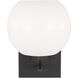 Rory 1 Light 6.88 inch Midnight Black Wall Bath Fixture Wall Light