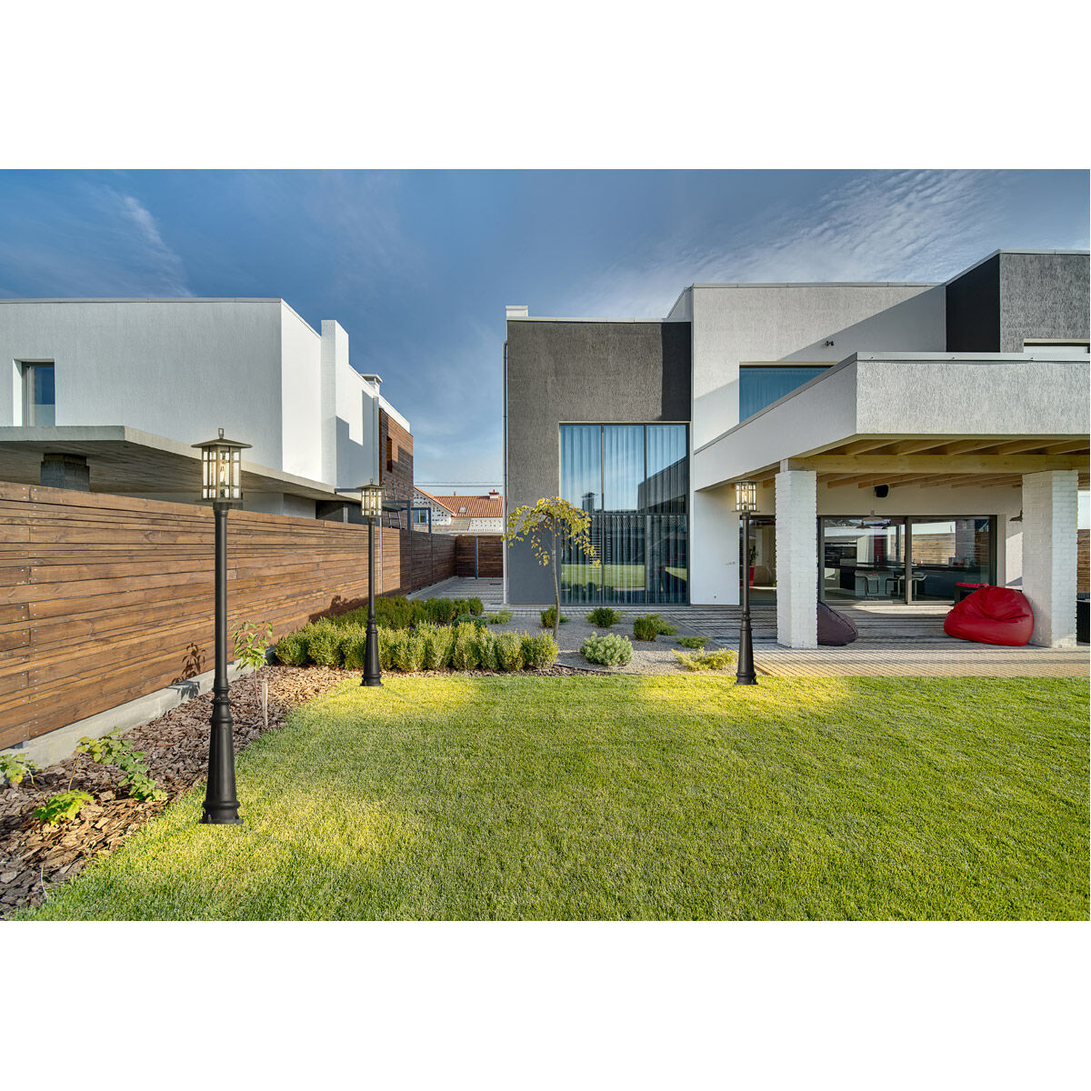 Arlington Creek 1 Light 15 inch Matte Bronze Outdoor Post lantern