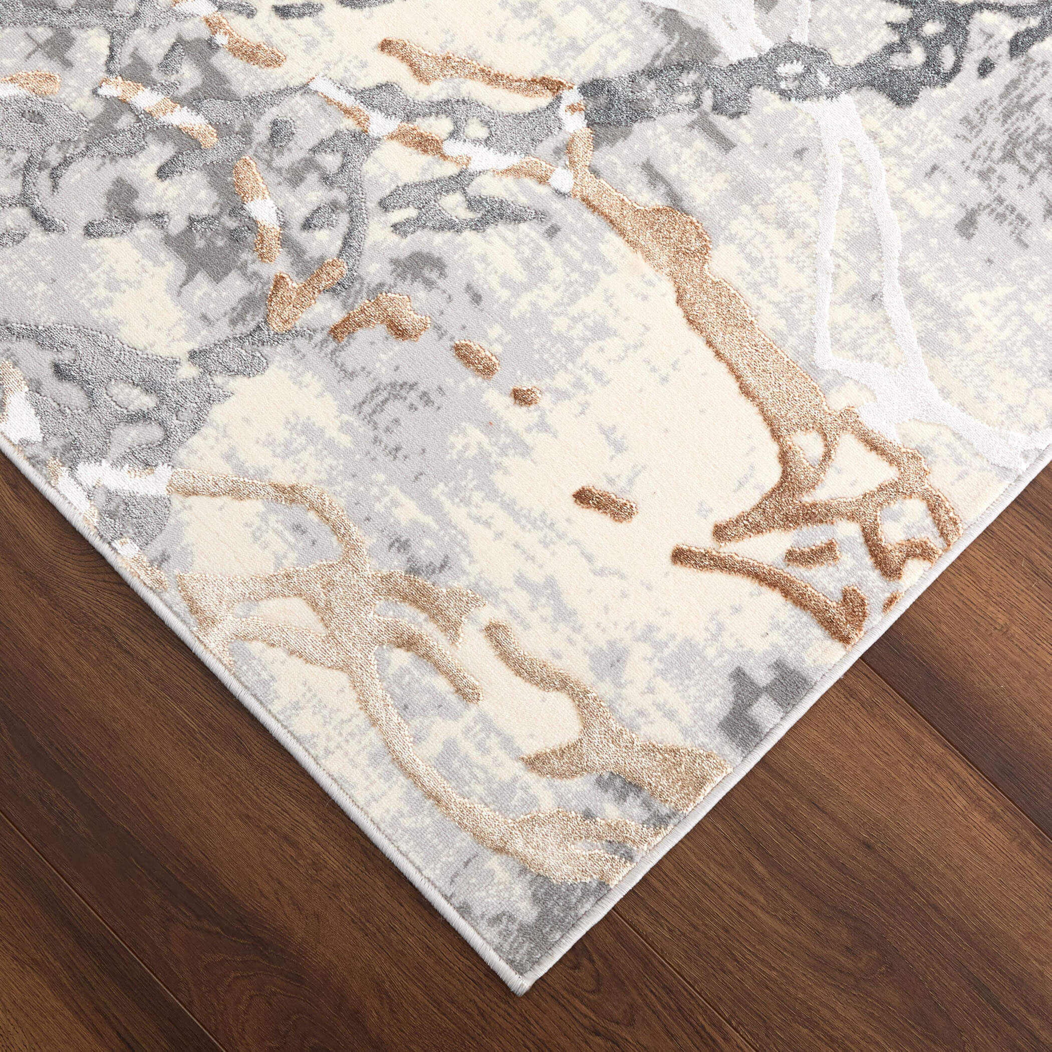 Salim 90 X 63 inch Earth Tones Rug in 5 x 7