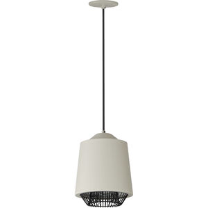 Phoenix LED 9 inch Gray and Black Single Pendant Ceiling Light