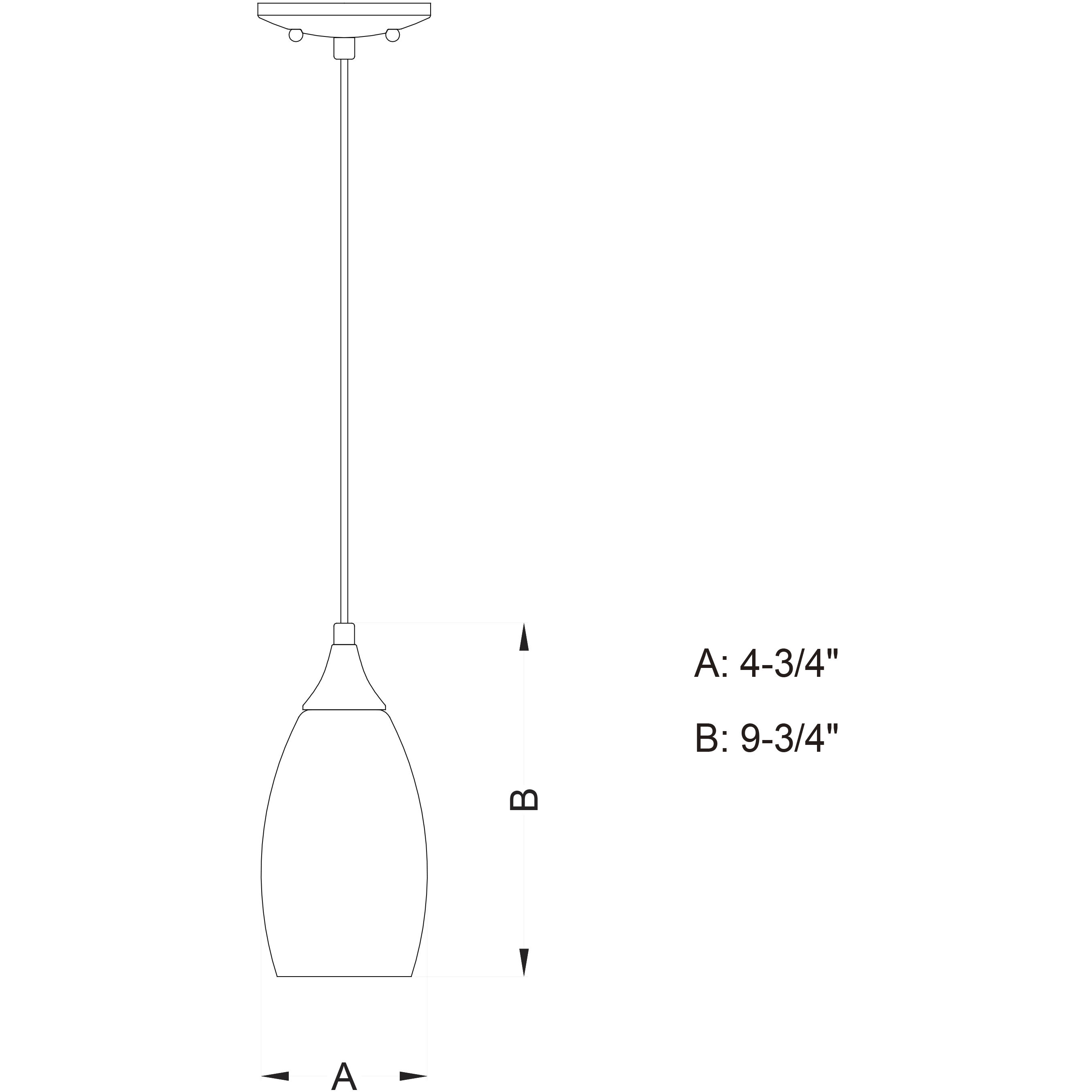 Milano LED 4.75 inch Oil Rubbed Bronze Mini Pendant Ceiling Light